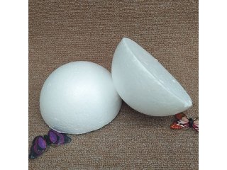 20Pcs Semi Circle Polystyrene Foam Ball Decoration Craft for DIY