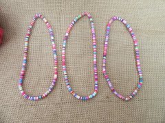 10String x 330Pc Fancy Polymer Clay Flat Round Beads Jewelry Fin 10String x 330Pc Fancy Polymer Clay Flat Round Beads Jewelry Fin