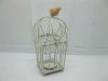 4X Square Birdcage Candle Holder w/Bird Wedding Favor 4X Square Birdcage Candle Holder w/Bird Wedding Favor
