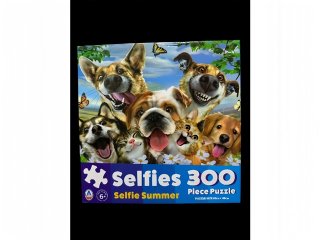 6Sets New 300Pcs Selfies Dog Jigsaw Puzzle