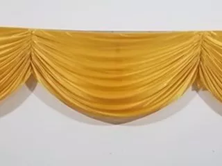 1Pc Golden 3M Swag Drape Stage Wedding Background