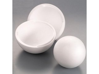 1Set Hollow 2Piece Polystyrene Foam Ball Decor Craft DIY 280MM