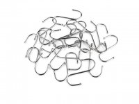 40Pcs Metal S-Shaped Pot Rack Hooks 6.5cm Long
