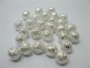 1000 Silver Plated Filigree Spacers Bead Size 10mm