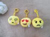 12Pcs Egg Surprise Toys Emoji Keyring Inside Mixed