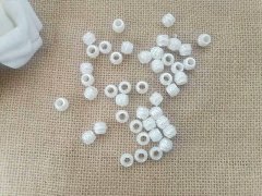 1100Pcs White Spacer Beads Pony Beads DIY Jewellery Findings 1100Pcs White Spacer Beads Pony Beads DIY Jewellery Findings