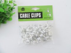 5Packs x 100Pcs Cable Clips Flat Cable Clips Flat Clips Electric