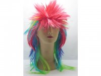 4Pcs Multi Colored Fancy Dress Up Wigs Costume Party