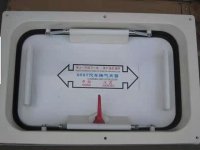 1X Horse Float Roof Large White Pop Up Push Roof Air Vent Traile