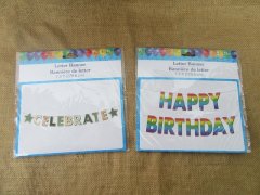 6Sets Happy Birthday Letter Banner Party Favor Assorted 6Sets Happy Birthday Letter Banner Party Favor Assorted