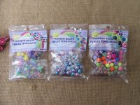 6Packs Round Letter Bicone Etc Beads DIY Accessory - Various Des 6Packs Round Letter Bicone Etc Beads DIY Accessory - Various Des