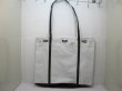 (image for) 10Pcs White Canvas Shoulder Bags w/Inside Zip Lock