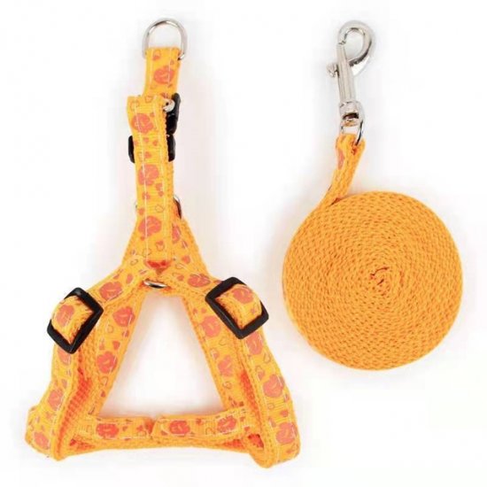 2Pcs Pet Dogs Walking Harness Leash Safety Clip Adjustable Colla - Click Image to Close