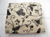 2Pcs HQ Dark Ivory Butterfly Hemp Pillow Cushion Covers 43cm