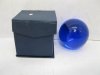 1X 80mm Blue Crystal Sphere Ball without Base 1X 80mm Blue Crystal Sphere Ball without Base