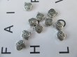 100Pcs Antique Silver RUYI Flower Beads Pendant Charm Findings (image for) 100Pcs Antique Silver RUYI Flower Beads Pendant Charm Findings