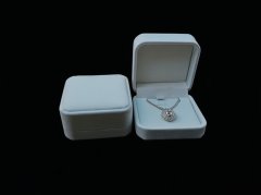 (image for) 6Pcs Velvet Necklace Pendant Jewellery Display Cases Gift Boxes 7x7x3.5cm