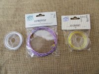 10Rolls Nylon Thread Aluminium Wire for Jewellery Making Crafts