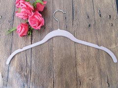(image for) 10Pcs Velvet Cover Skidproof Clothes Coat Hangers