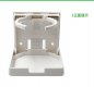 1Pc HQ Cars White Foldable Drink Cup Holder Side Mount Bracket R