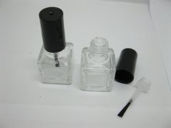 (image for) 10x20Sets Empty Round Glass Nail Polish Bottle 5ml