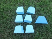 2Packs x 7Pcs Trapezoid EVA Foam Bricks Art Crafts Props DIY 2Packs x 7Pcs Trapezoid EVA Foam Bricks Art Crafts Props DIY