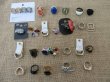 (image for) 40Pcs New Alloy Metal Rings for Women 18-25mm Assorted
