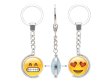(image for) 6Pcs Smile Face Emoji Etc Keyrings Key Ring Key Chain