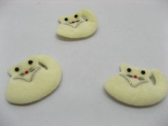 100pcsYellow Padded Appliques Craft Cats Embellishments 100pcsYellow Padded Appliques Craft Cats Embellishments