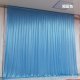 1X Blue Silk Cloth Wedding Party Backdrop Curtain Drapes