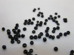 1Bag X 134000Pcs Opaque Glass Seed Beads 1.5mm Black 1Bag X 134000Pcs Opaque Glass Seed Beads 1.5mm Black