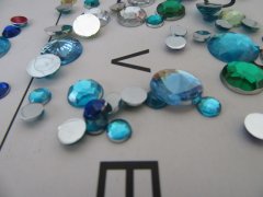 (image for) 2Pkts X 155Grams Flatback Rhinestones 6-15mm Retail Package
