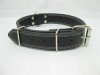 4Pcs Black Leatherette Dog Collar 3cm Wide 4Pcs Black Leatherette Dog Collar 3cm Wide