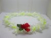 12 White & Yellow Hawaiian Dress Party Flower Leis/Lei 12 White & Yellow Hawaiian Dress Party Flower Leis/Lei