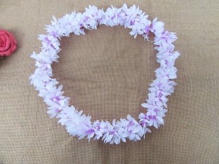(image for) 12Pcs Green or Purple Hawaiian Dress Party Flower Leis/Lei Petal