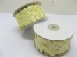 (image for) 5Roll X 10Meters Yellow Satin Wide Flower Craft Daisy Ribbon