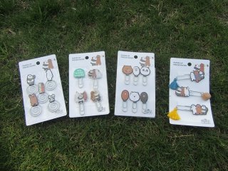 8Sheet Novelty MINI Paper Clips Bookmarks Assorted