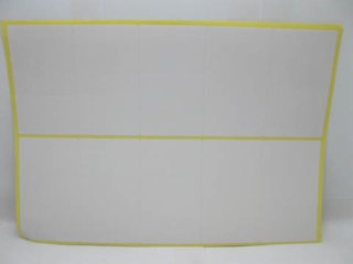 100Sheets X 10Pcs Blank Self Adhesive Paper Label Stickers