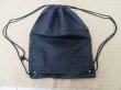 (image for) 5Pcs Dark Navy Blue Drawstring Backpack Reusable Satchel Grocery