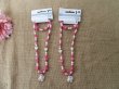 (image for) 12Set White Pink Beaded Necklace Bracelet Unicorn Pendant Set