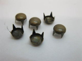 2000Pcs Bronze Color Dome Studs 7x7mm Leather Craft (image for) 2000Pcs Bronze Color Dome Studs 7x7mm Leather Craft