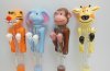 24X Funny Animal Light Up Boxing Pens - 4 Design 24X Funny Animal Light Up Boxing Pens - 4 Design