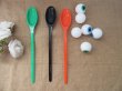(image for) 6Sets Halloween Spoon Game Eyeball Spoon Relay Race Toy Mixed