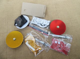 34Sets Clock Movement Kit w/Time Hands & Numbers Mixed Color