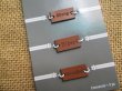 3Sheet x 3Pcs Leatherette Word Connector DIY Jewelry Making Craf (image for) 3Sheet x 3Pcs Leatherette Word Connector DIY Jewelry Making Craf
