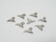 100 Pewter Bird Spacers Beads Jewellery finding ac-ea70 (image for) 100 Pewter Bird Spacers Beads Jewellery finding ac-ea70