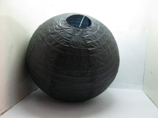 5Pcs New Plain Black Paper Lantern Wedding Favor 40cm (image for) 5Pcs New Plain Black Paper Lantern Wedding Favor 40cm