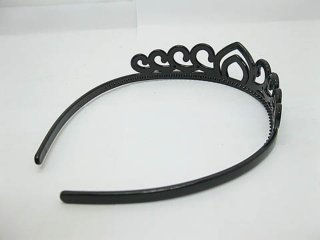 1Piece New Black Tiara Design Hairbands Hair Clips