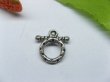 100sets Metal Circle Toggle Clasp yw-ac-tc22 (image for) 100sets Metal Circle Toggle Clasp yw-ac-tc22