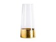1Pc Modern Luxury Gold Foil Accents Elegant Glass Vase Home Decor (image for) 1Pc Modern Luxury Gold Foil Accents Elegant Glass Vase Home Decor